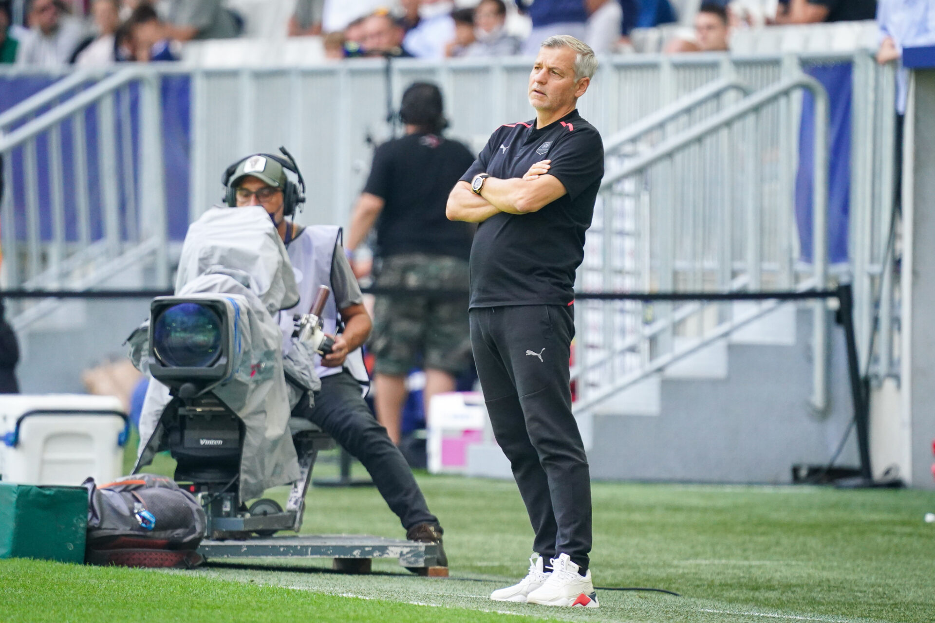Bruno Genesio sur le banc rennais (iconsport)