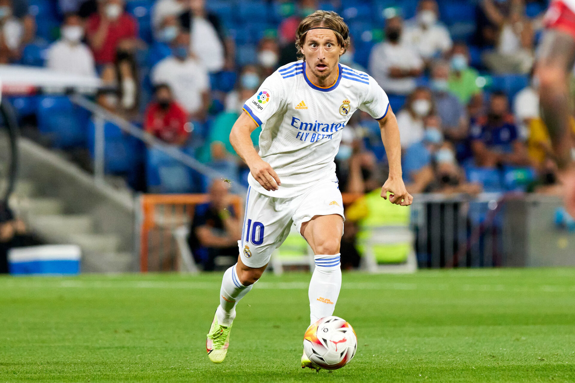 Carlo Ancelotti pourra s'appuyer sur Luka Modric, vainqueur comme lui de la Ligue des champions en 2014 avec le Real, pour bien figurer cette saison. Icon Sport