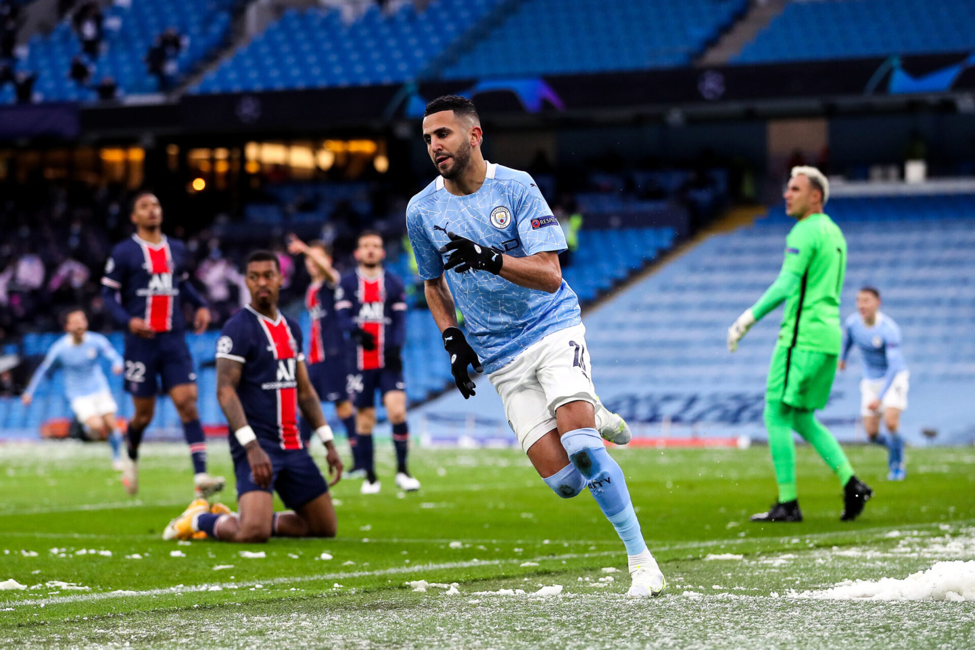 Manchester City reste un mauvais souvenir pour le PSG, battu deux fois en demi-finale la saison dernière (iconsport)