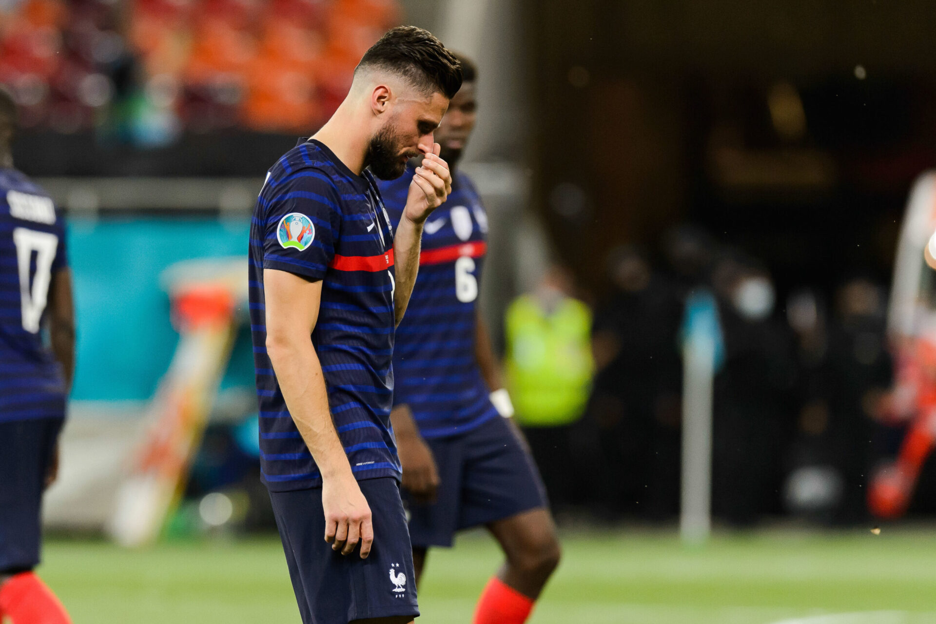 Olivier Giroud a avoué encore avoir du mal à digérer l'élimination de l'équipe de France contre la Suisse lors de l'Euro 2020. Icon Sport