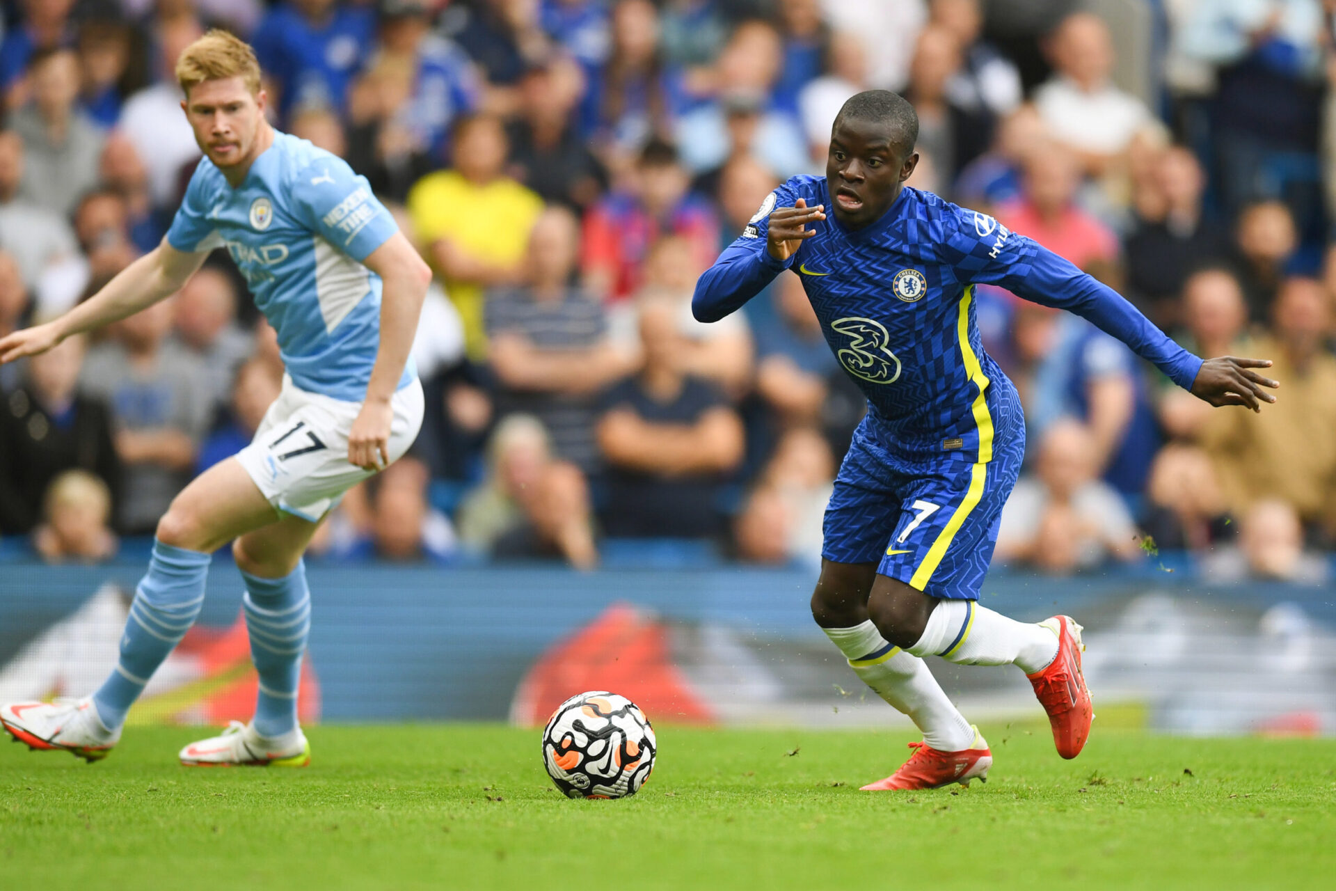 N'Golo Kanté lors du match face à Manchester City (0-1), samedi 25 septembre 2021 (IconSport)