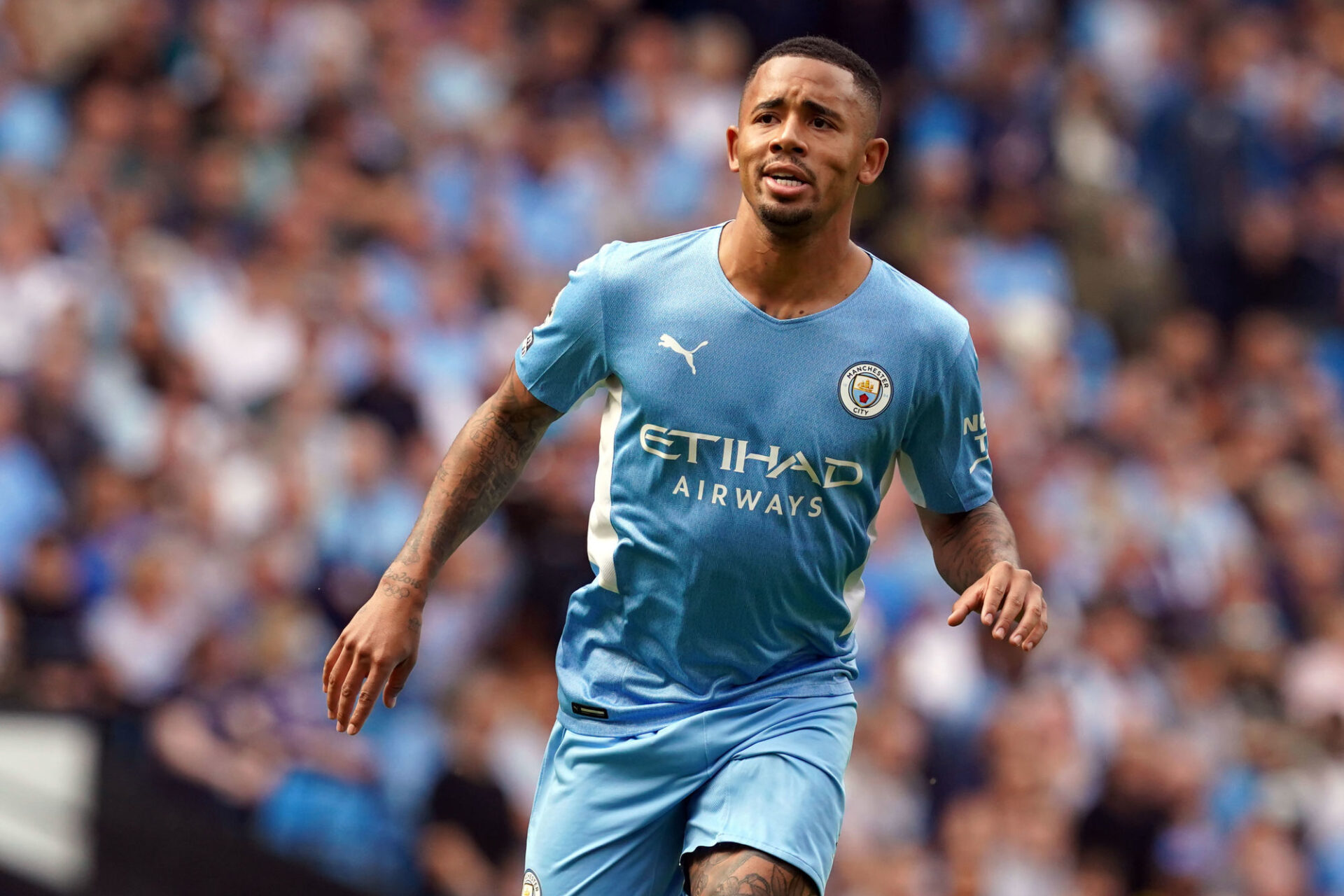 Gabriel Jesus a marqué 3 buts depuis le début de la saison. Il avait été remplaçant contre Leipzig (6-3) lors du premier match de Ligue des champions des Skyblues. Icon Sport