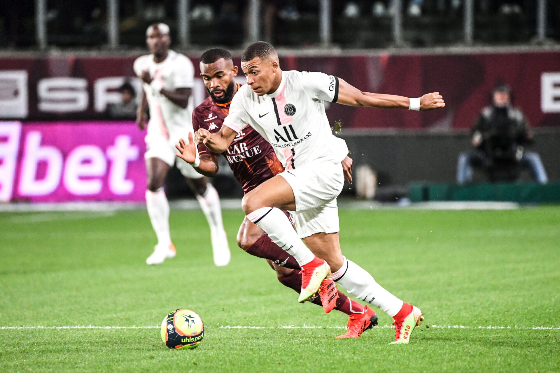 Kylian Mbappé, auteur de quatre buts cette saison en Ligue 1, n'a plus marqué depuis le 11 septembre 2021. Icon Sport