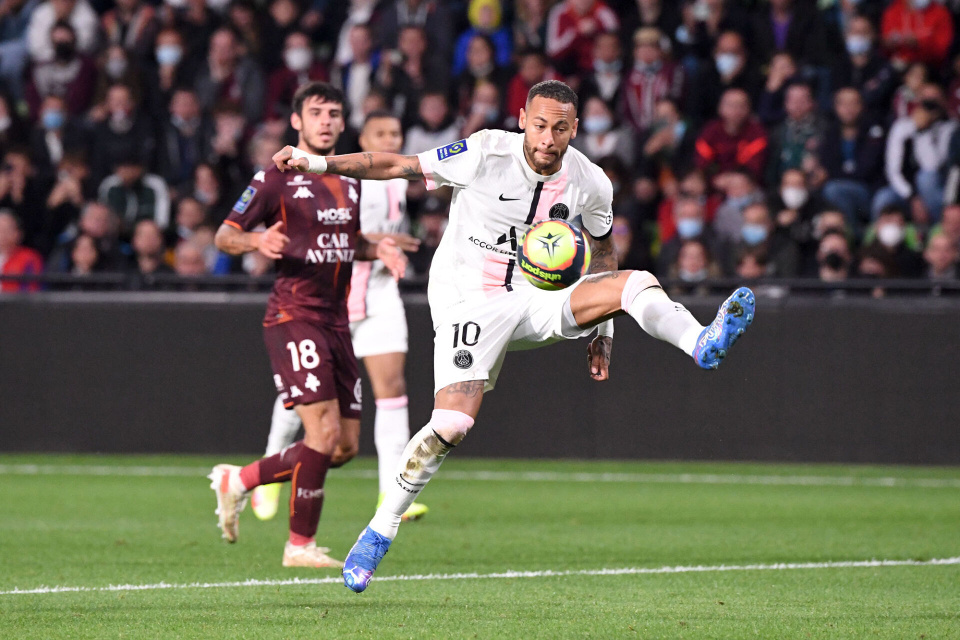 Neymar auteur d'une passe décisive face à Metz (iconsport)