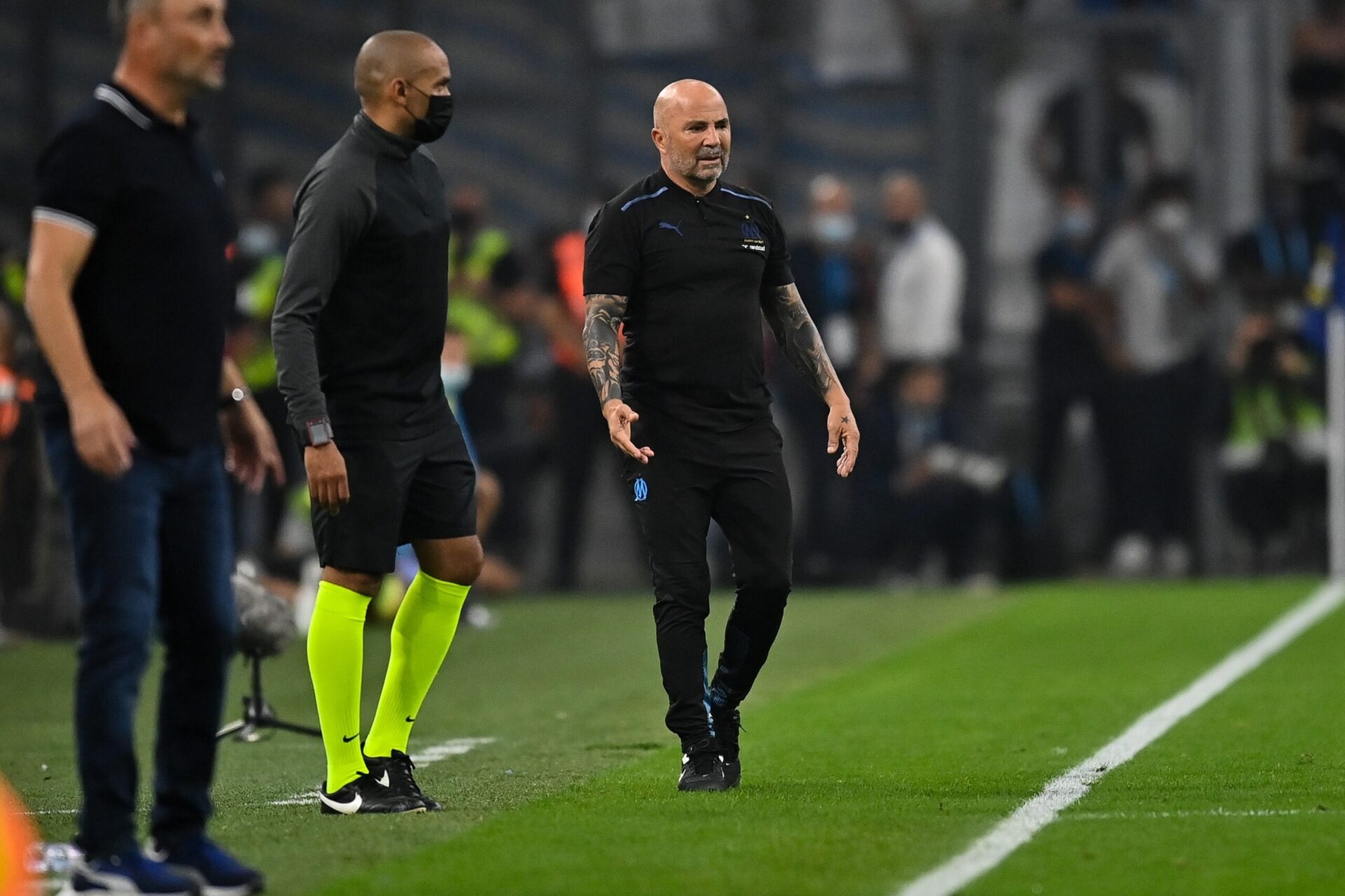 Jorge Sampaoli sur le banc de l'OM (iconsport)