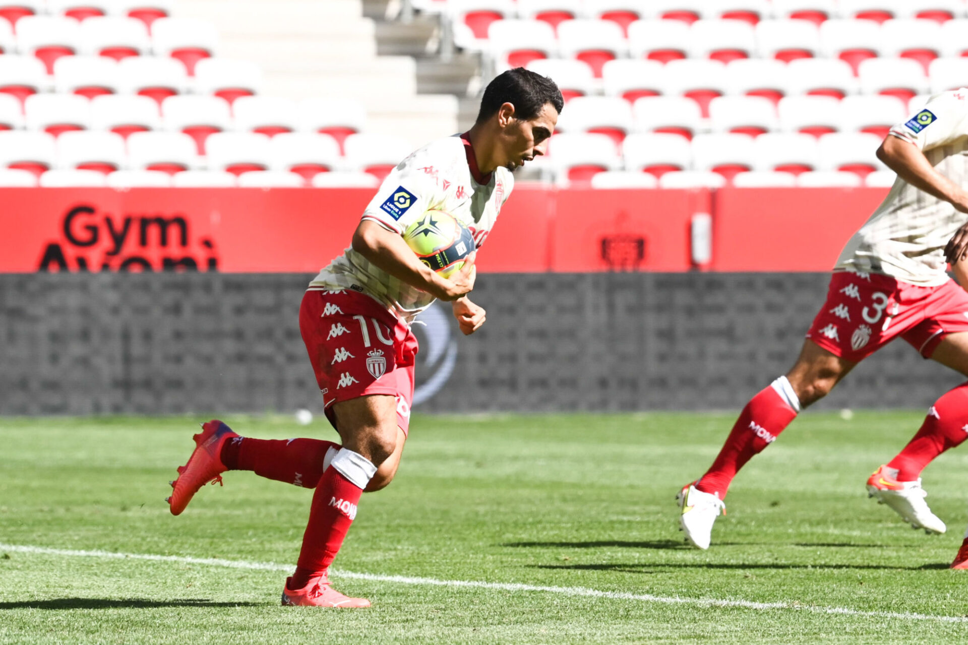 En égalisant sur penalty, Wissam Ben Yedder a permis à Monaco de repartir de Nice avec un point. Icon Sport