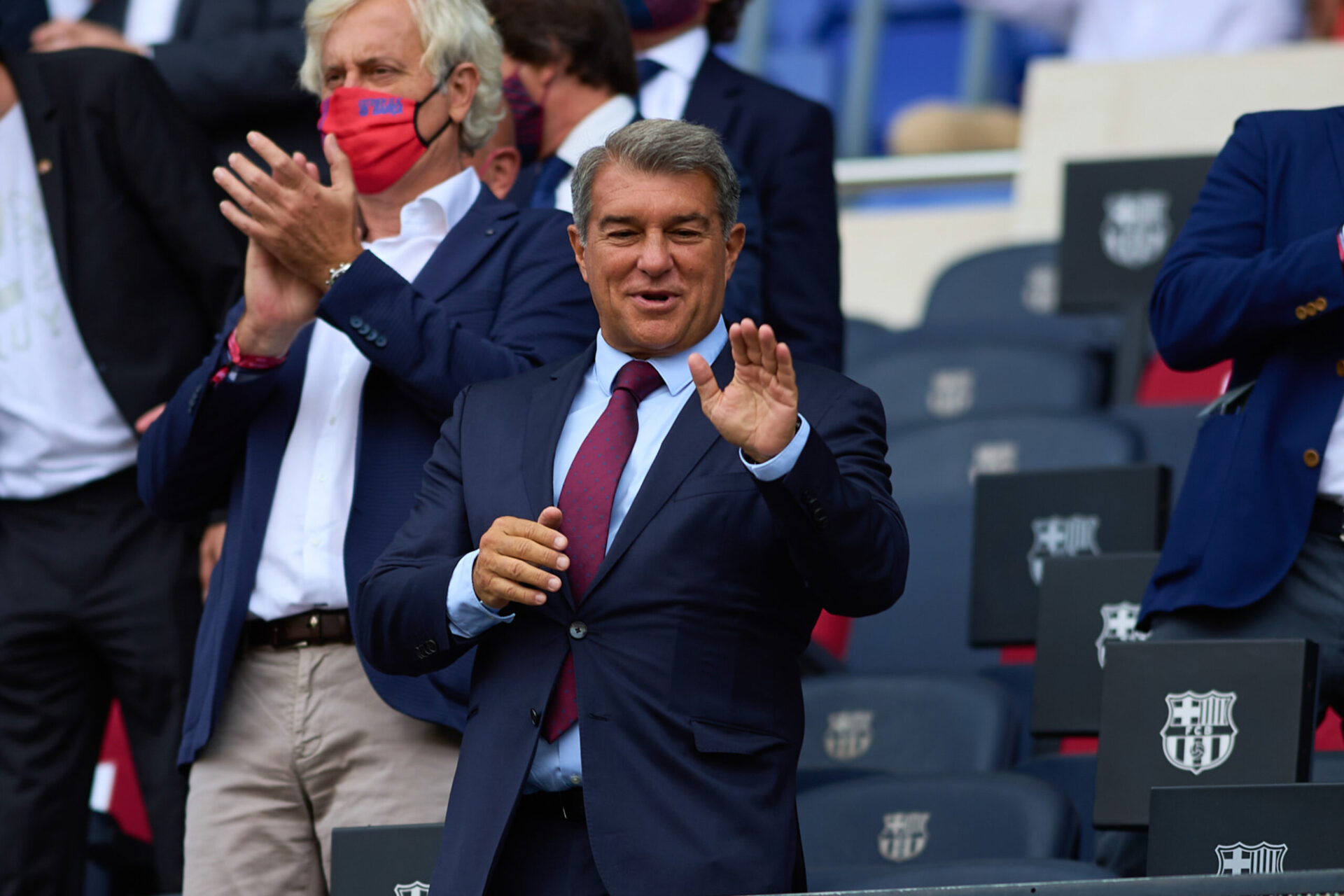 Joan Laporta a tenu a rassuré les supporters du Barça après un été agité. Icon Sport