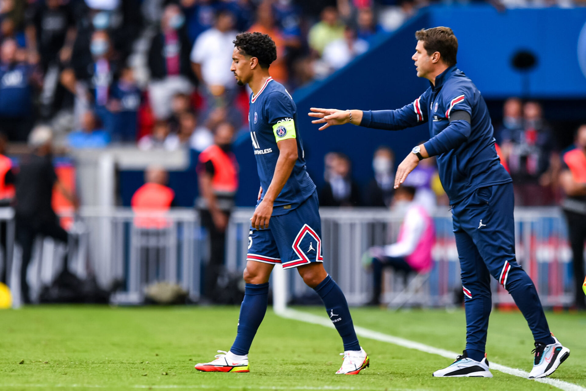 Mauricio Pochettino a confirmé Marquinhos comme capitaine du PSG cette saison (iconsport)