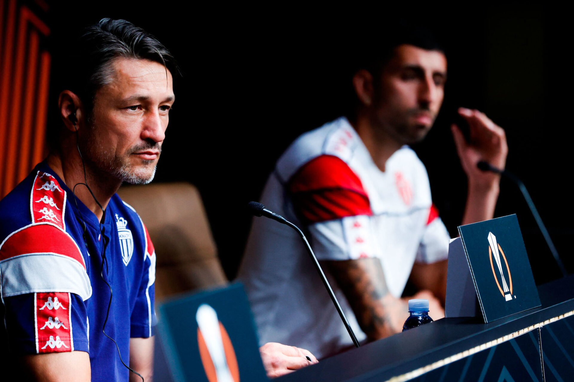 Niko Kovac était en conférence de presse avec son défenseur Guillermo Maripan. Icon Sport