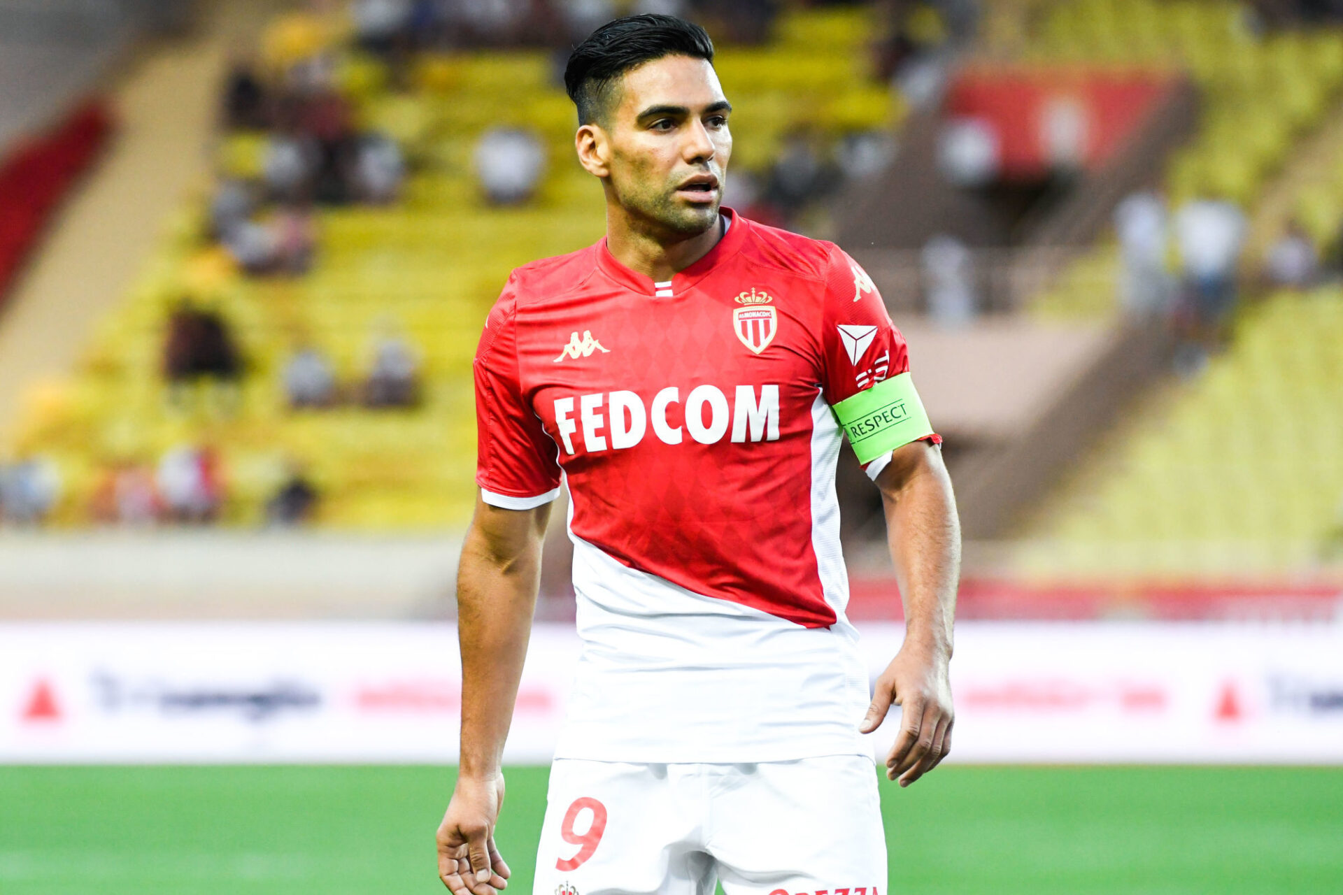 Radamel Falcao avait marqu&eacute; 83 buts en 140 matchs entre 2014 et 2019 avec Monaco. @Iconsport