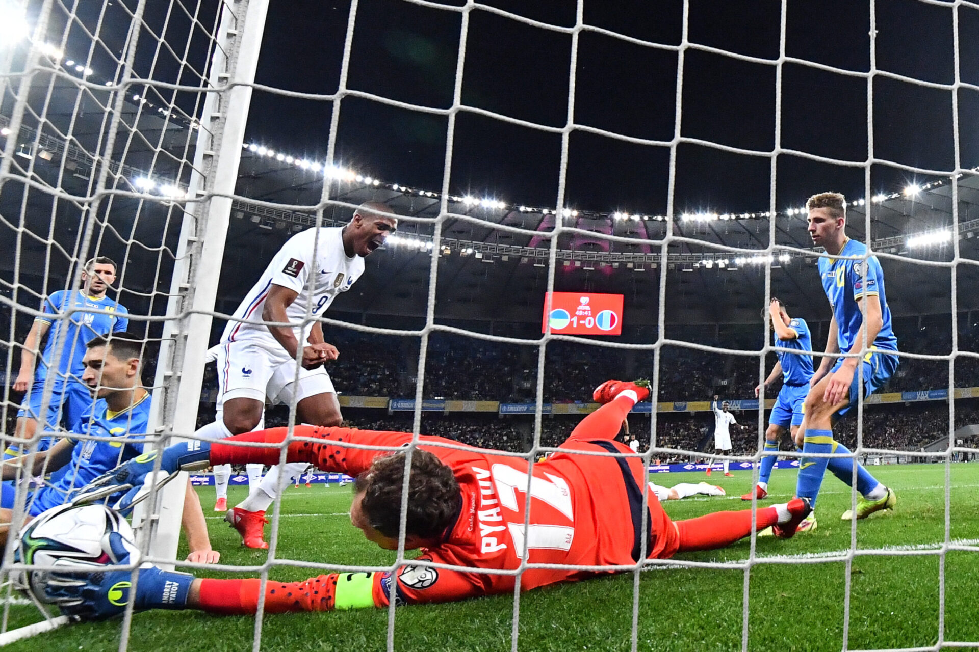 Le but d'Anthony Martial lors de la rencontre opposant l'Ukraine et la France (IconSport) Le but d'Anthony Martial lors de la rencontre opposant l'Ukraine et la France (IconSport)