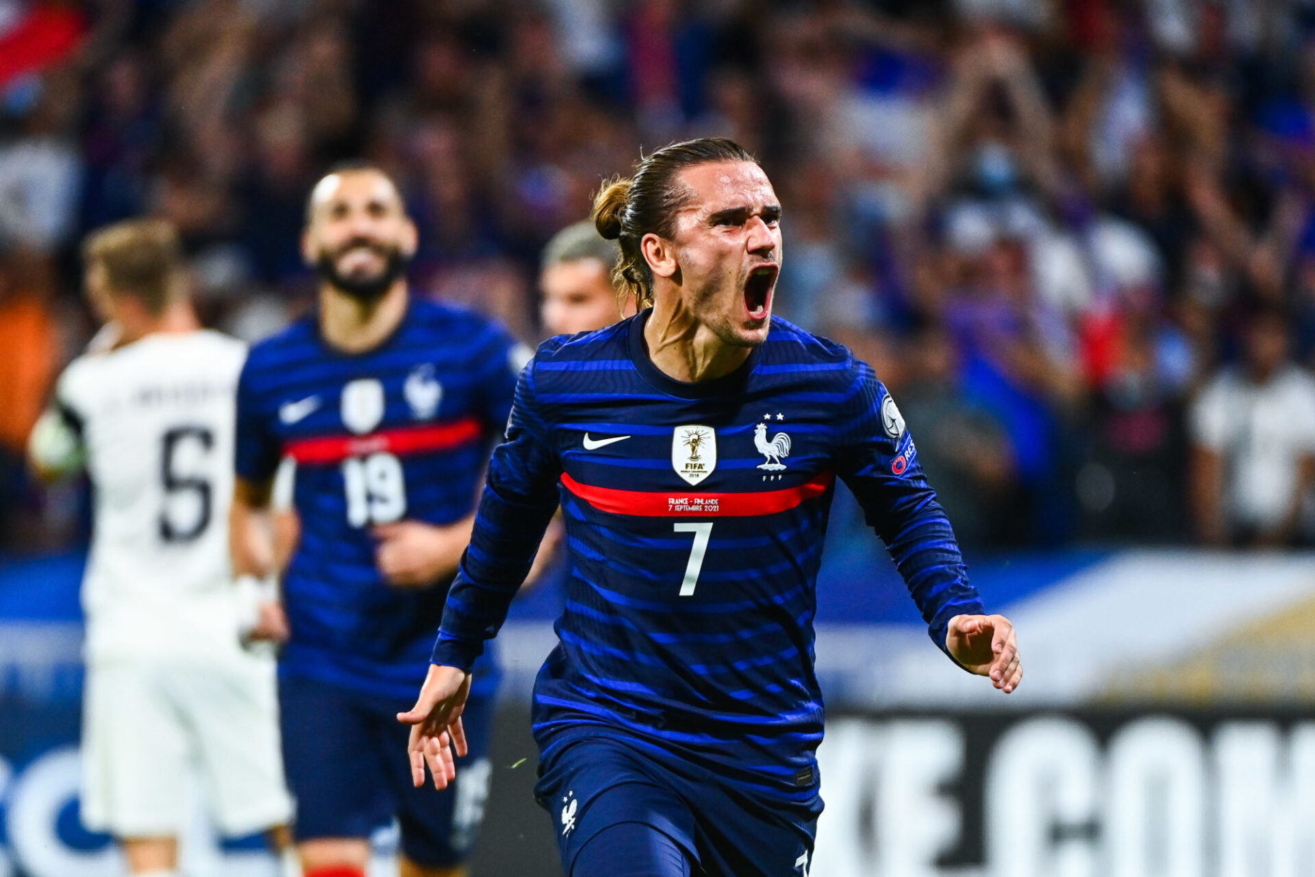 Antoine Griezmann s'est senti très à l'aise dans 3-4-1-2 adopté face aux Finlandais. Icon Sport