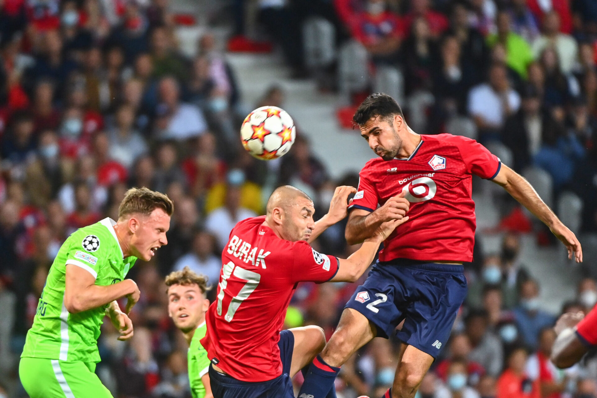 Malgré le match nul, le LOSC a montré une visage conquérant contre Wolfsburg pour son entrée en lice en Ligue des champions. Icon Sport