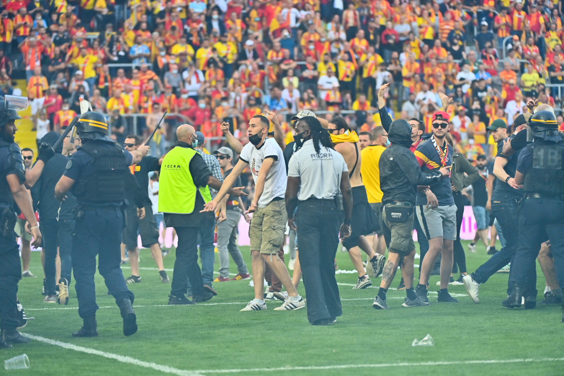 Le stade Bollaert-Delelis a été le théâtre de scènes de chaos à la mi-temps de Lens-Lille (iconsport)