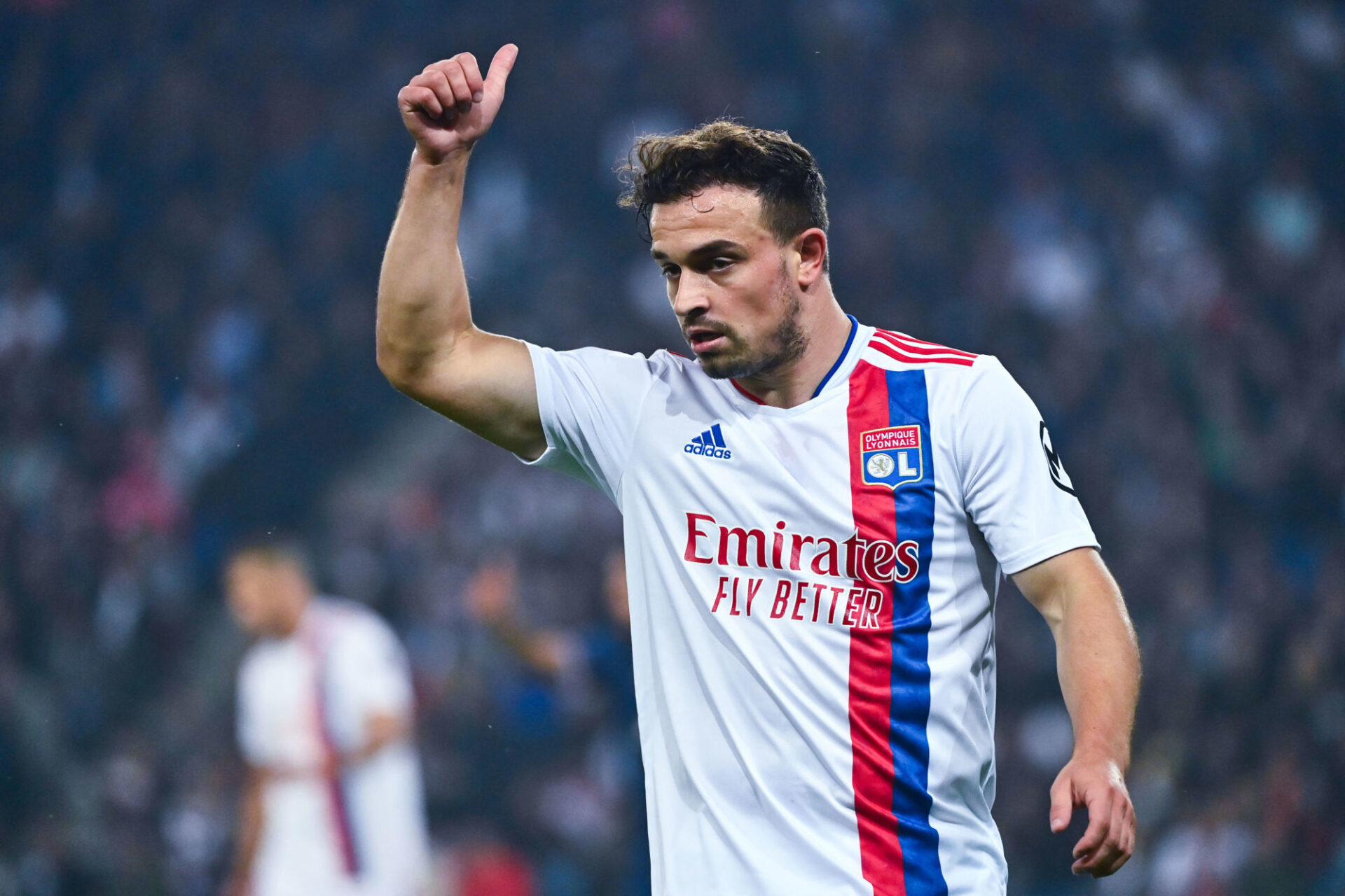 Xherdan Shaqiri tente de s'intégrer dans le groupe de l'OL. Icon Sport
