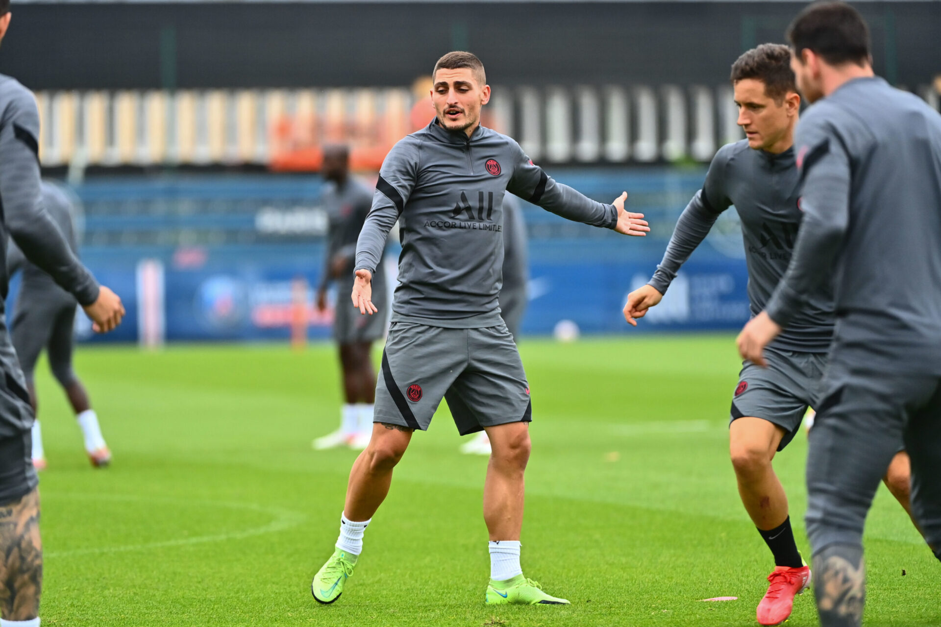 Absent des terrains depuis le 5 septembre, Marco Verratti devrait également retrouver le groupe parisien contre Manchester City (iconsport)