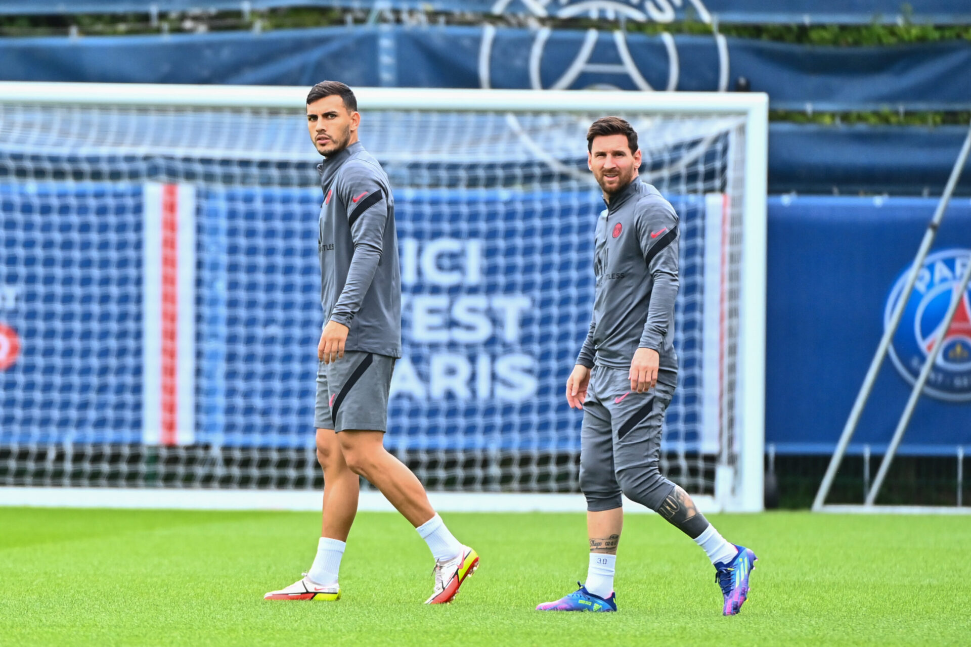 Lionel Messi a participé aux deux séances d'entraînement collectif précédant la rencontre face à Manchester City (iconsport)