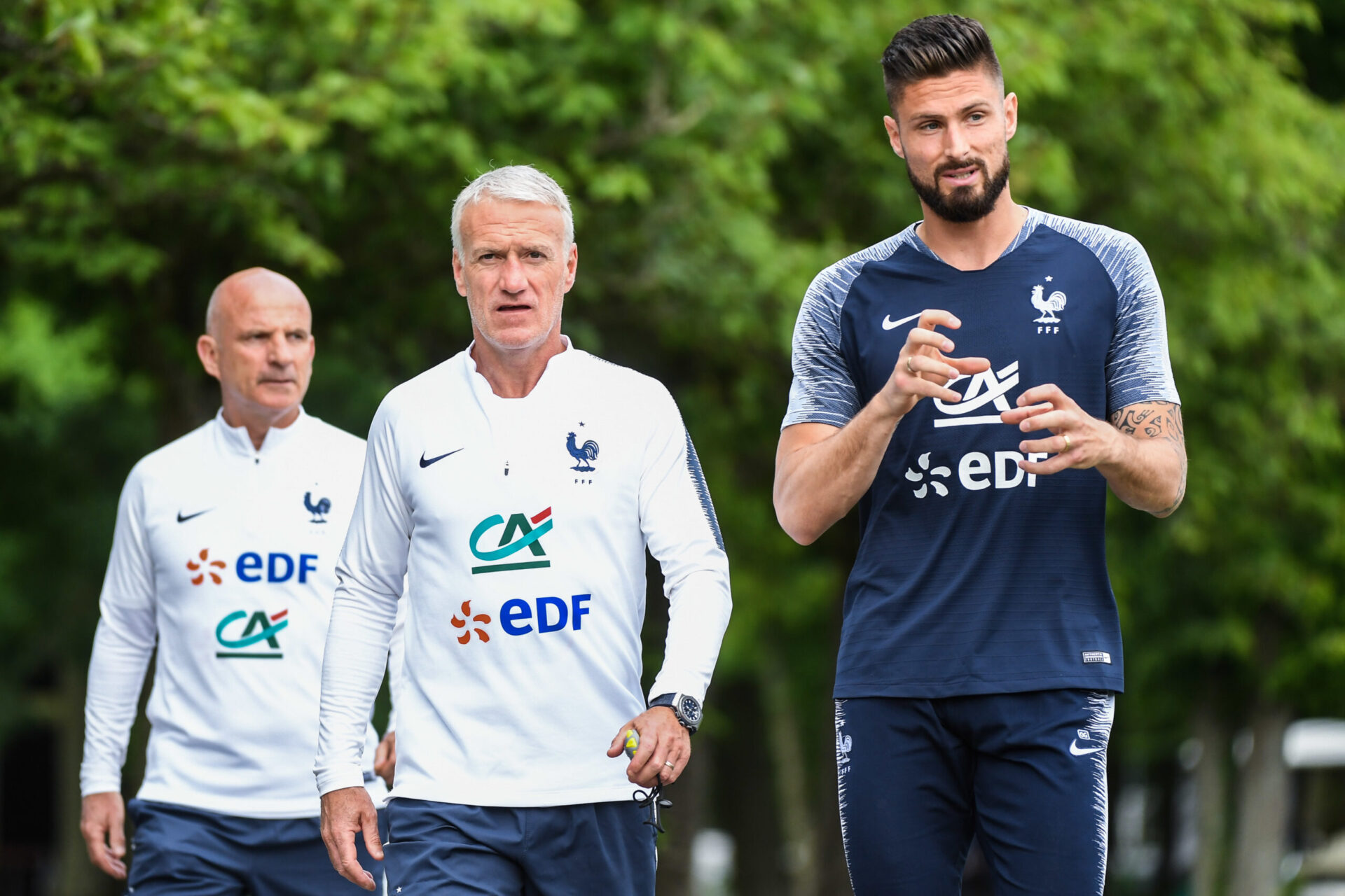 Absent du dernier rassemblement, Olivier Giroud a regretté sur Téléfoot l'attitude de Didier Deschamps (iconsport)