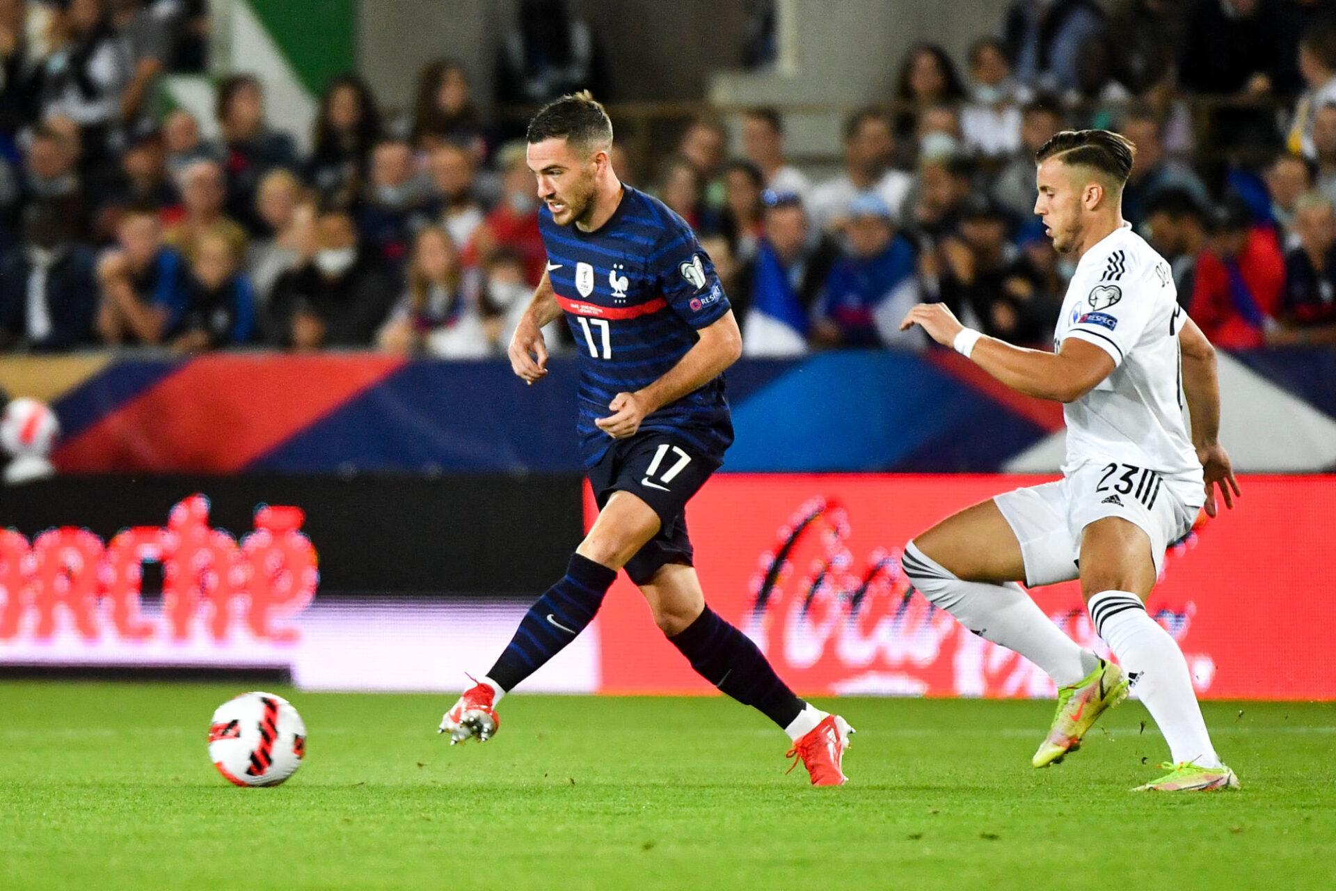 Jordan Veretout, ici sous le maillot de l'équipe de France (Icon Sport) Jordan Veretout, ici sous le maillot de l'équipe de France (Icon Sport)