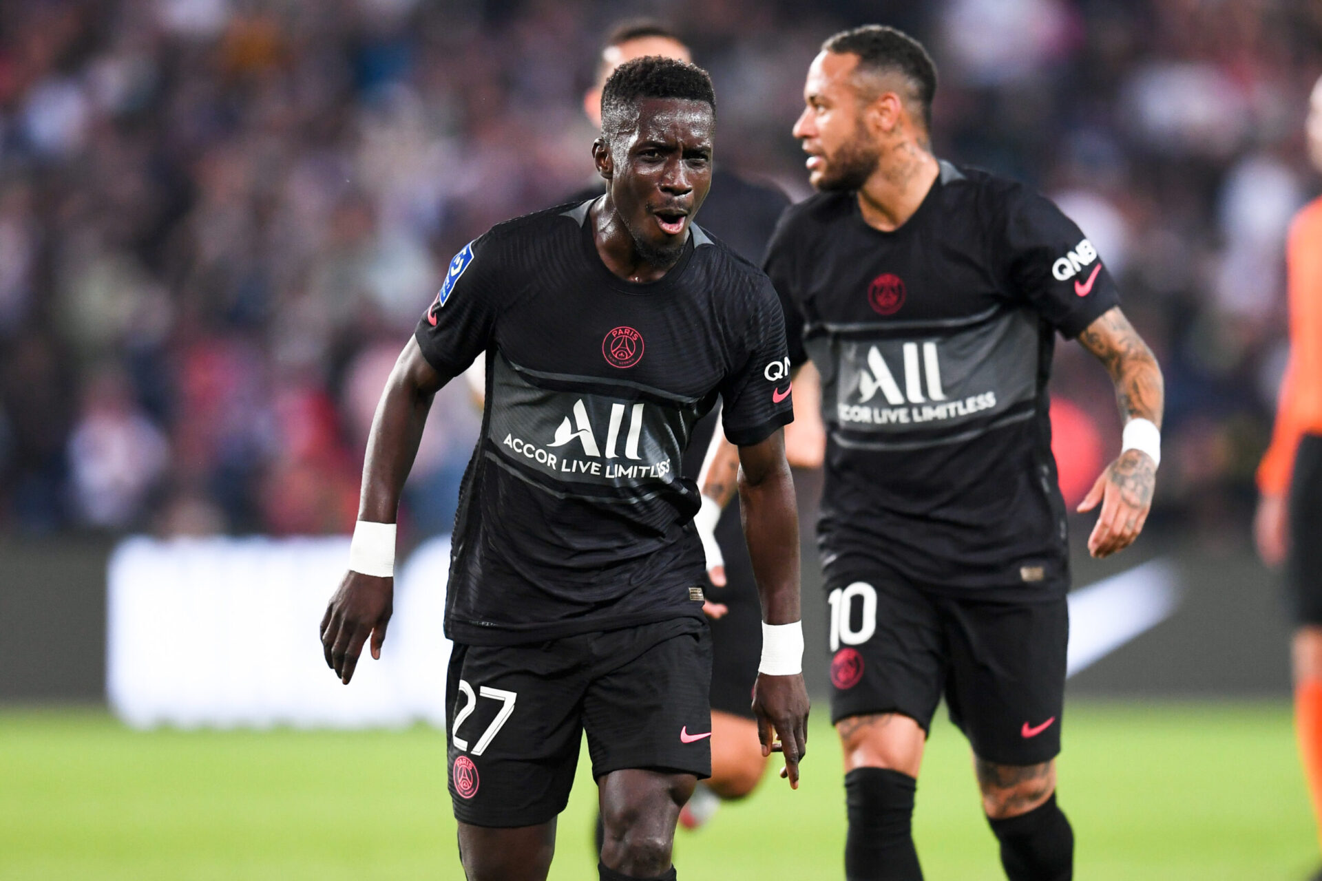 Idrissa Gueye buteur heureux face &agrave; Montpellier (iconsport)