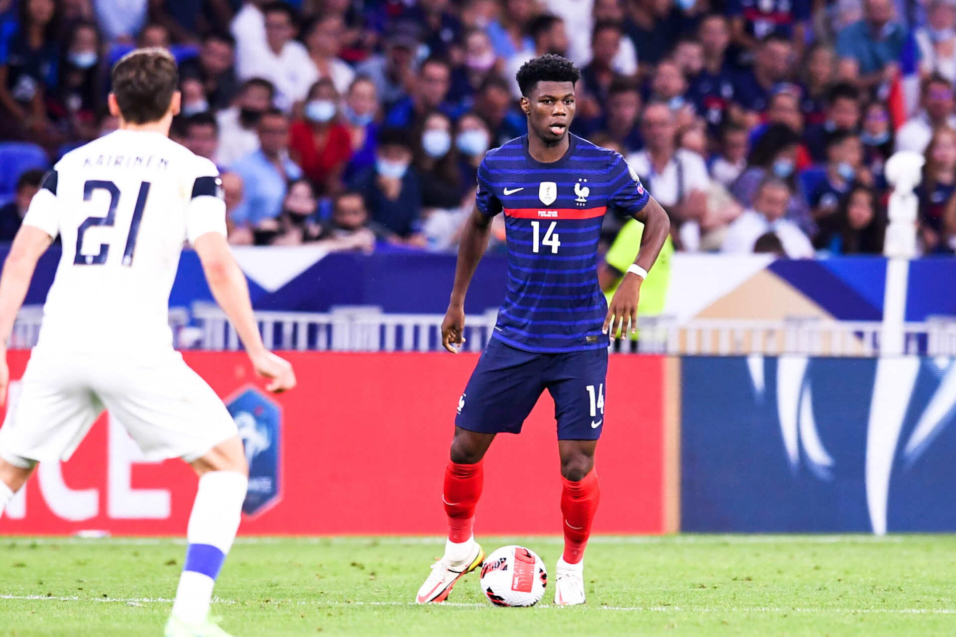 Aurélien Tchouaméni a vécu ses premières minutes avec l'équipe de France lors de la trêve internationale. Icon Sport Aurélien Tchouaméni a vécu ses premières minutes avec l'équipe de France lors de la trêve internationale. Icon Sport