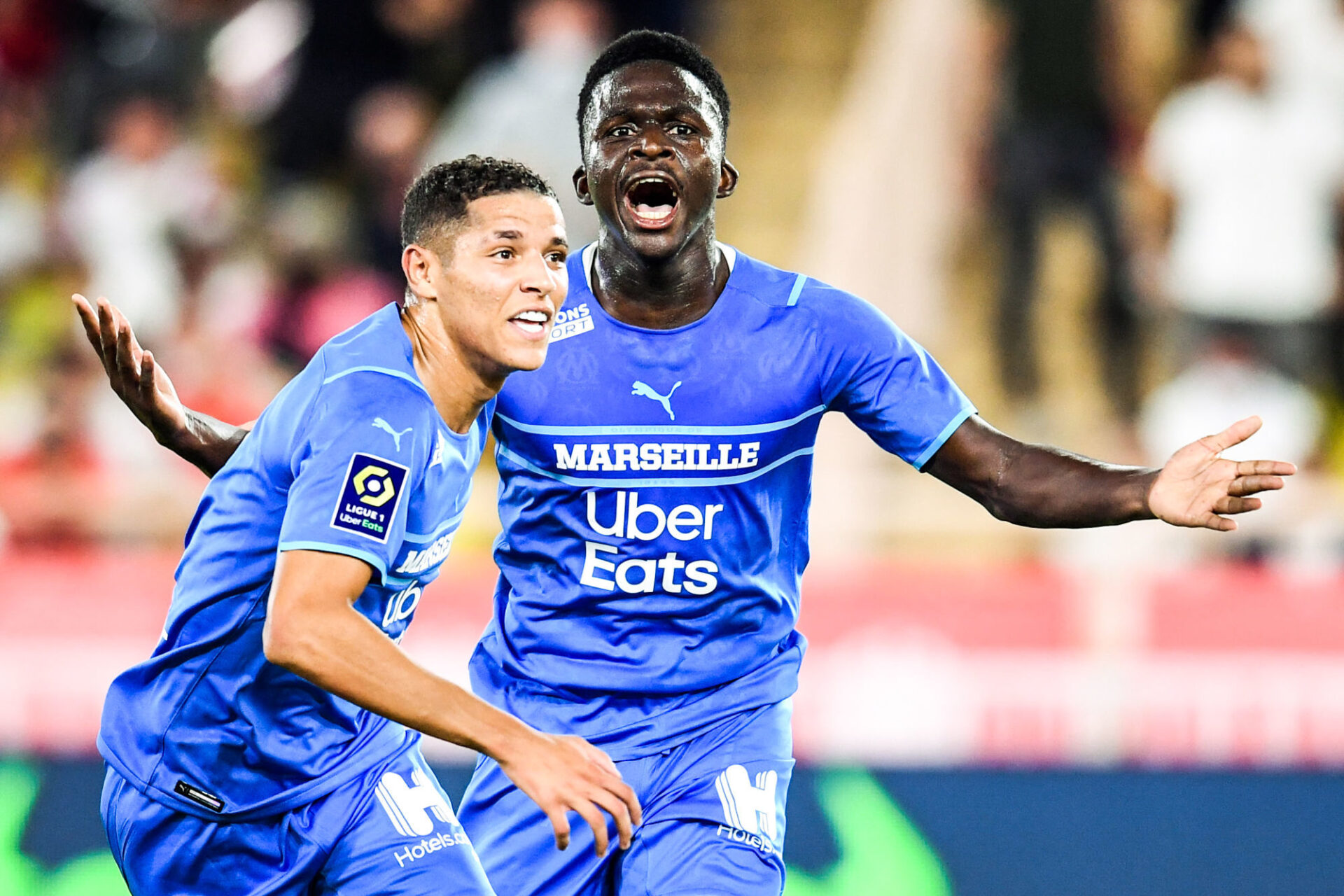 L'OM d'Amine Harit et Bamba Dieng a disposé de Monaco. Icon Sport