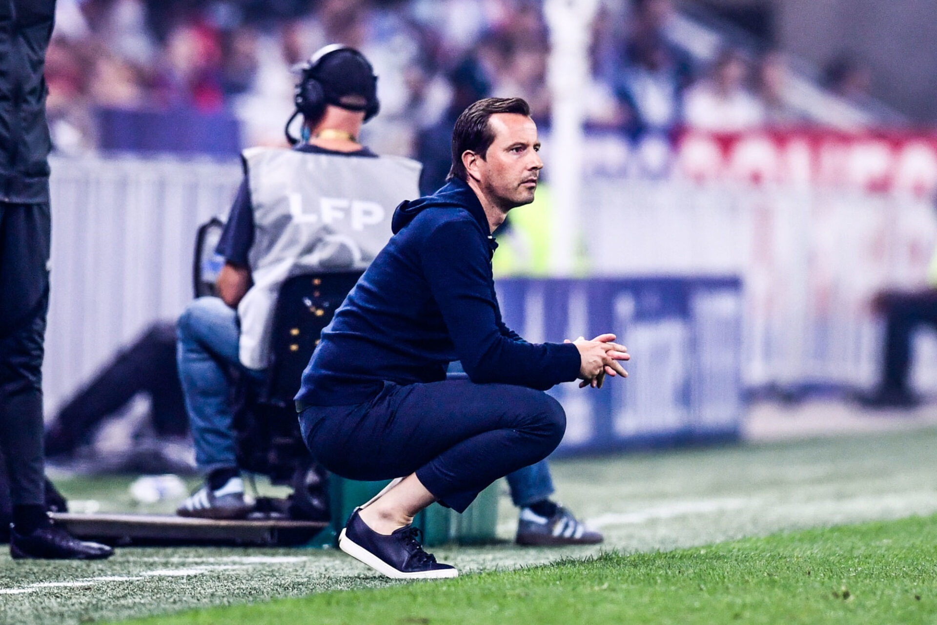 Julien Stéphan était déçu après la défaite contre l'OL. Icon SPort