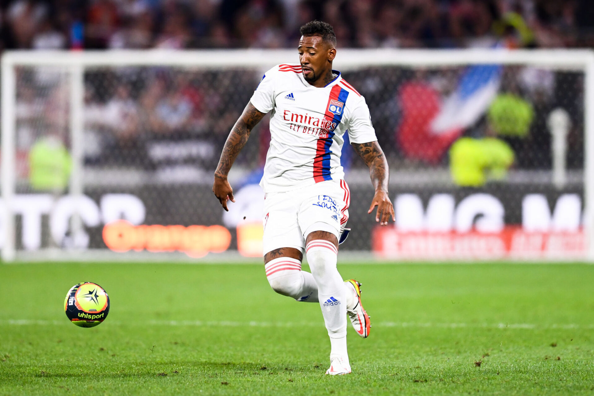 Jérôme Boateng a fait ses débuts avec l'OL contre Strasbourg. Icon Sport