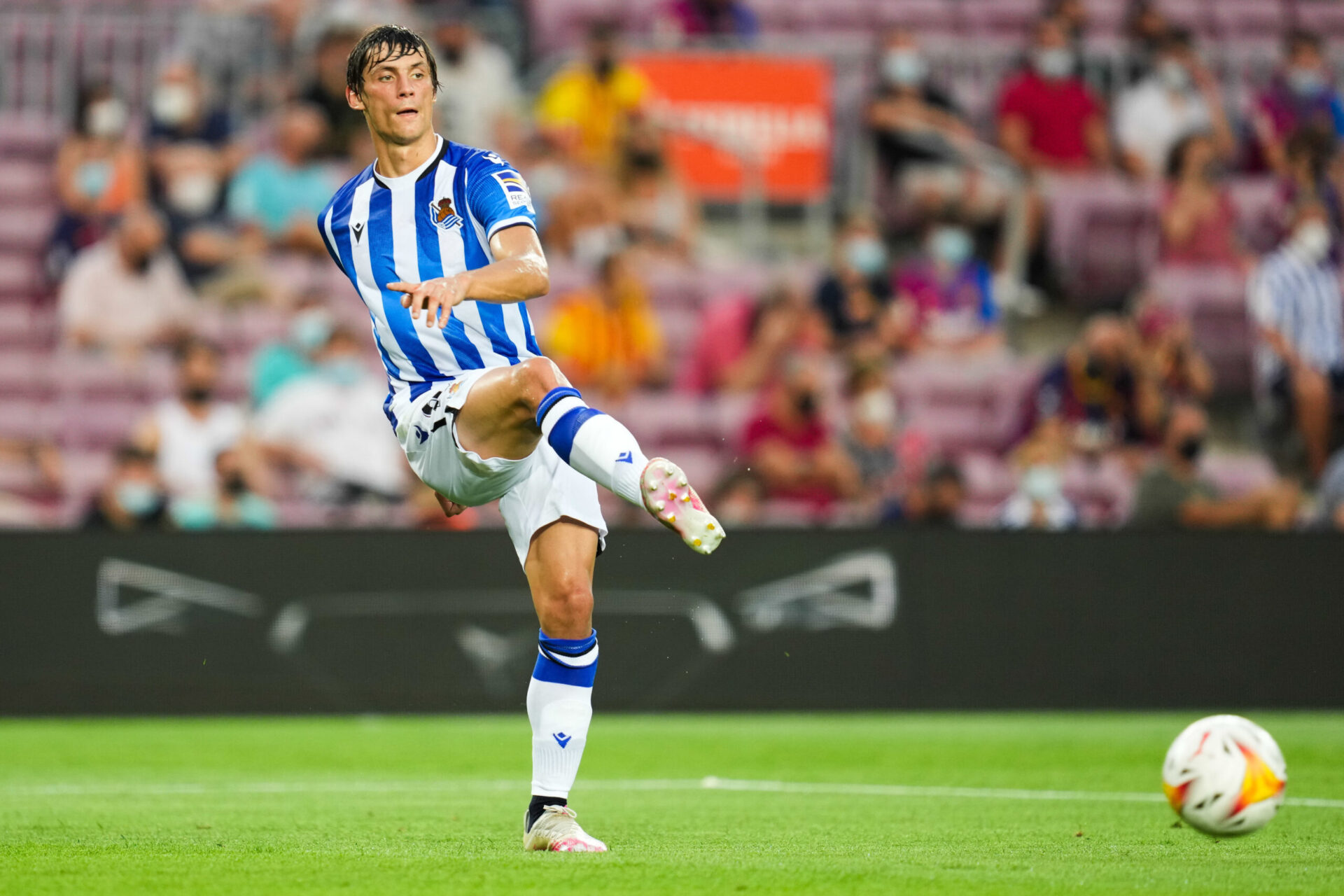Le Français Robin Le Normand est attendu pour débuter dans la défense de la Real Sociedad contre Monaco (iconsport)