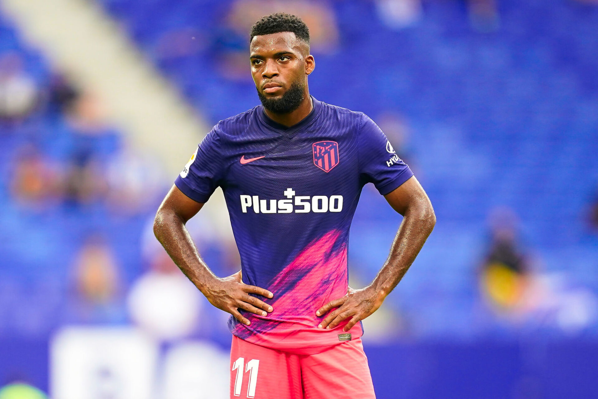 Symbole des difficultés de l'Atlético contre Porto, Thomas Lemar a été remplacé dès la 36e minute par un Diego Simeone furieux. Icon Sport