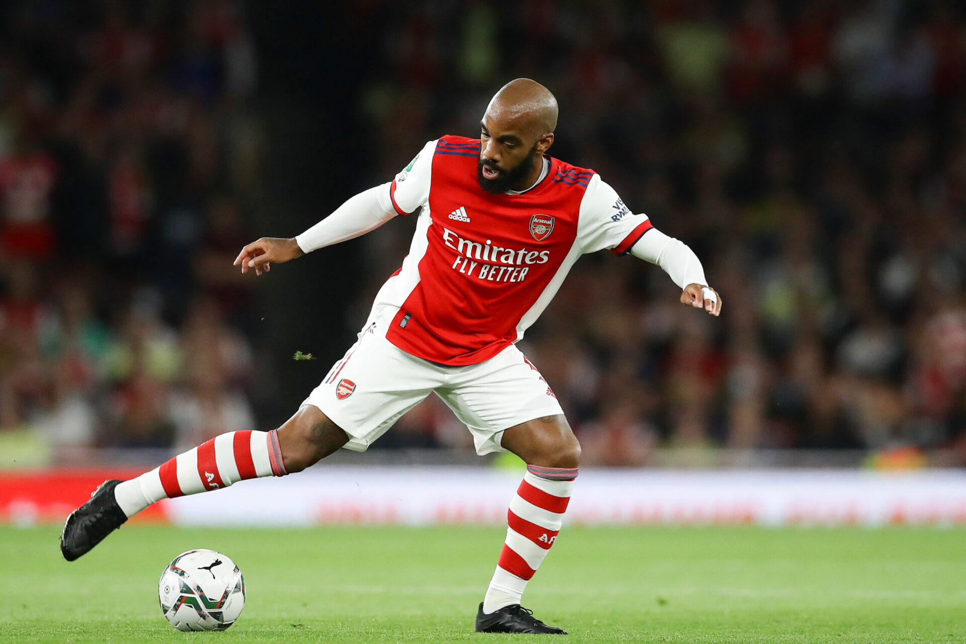 Alexandre Lacazette sera en fin de contrat avec Arsenal en juin 2022 (IconSport)