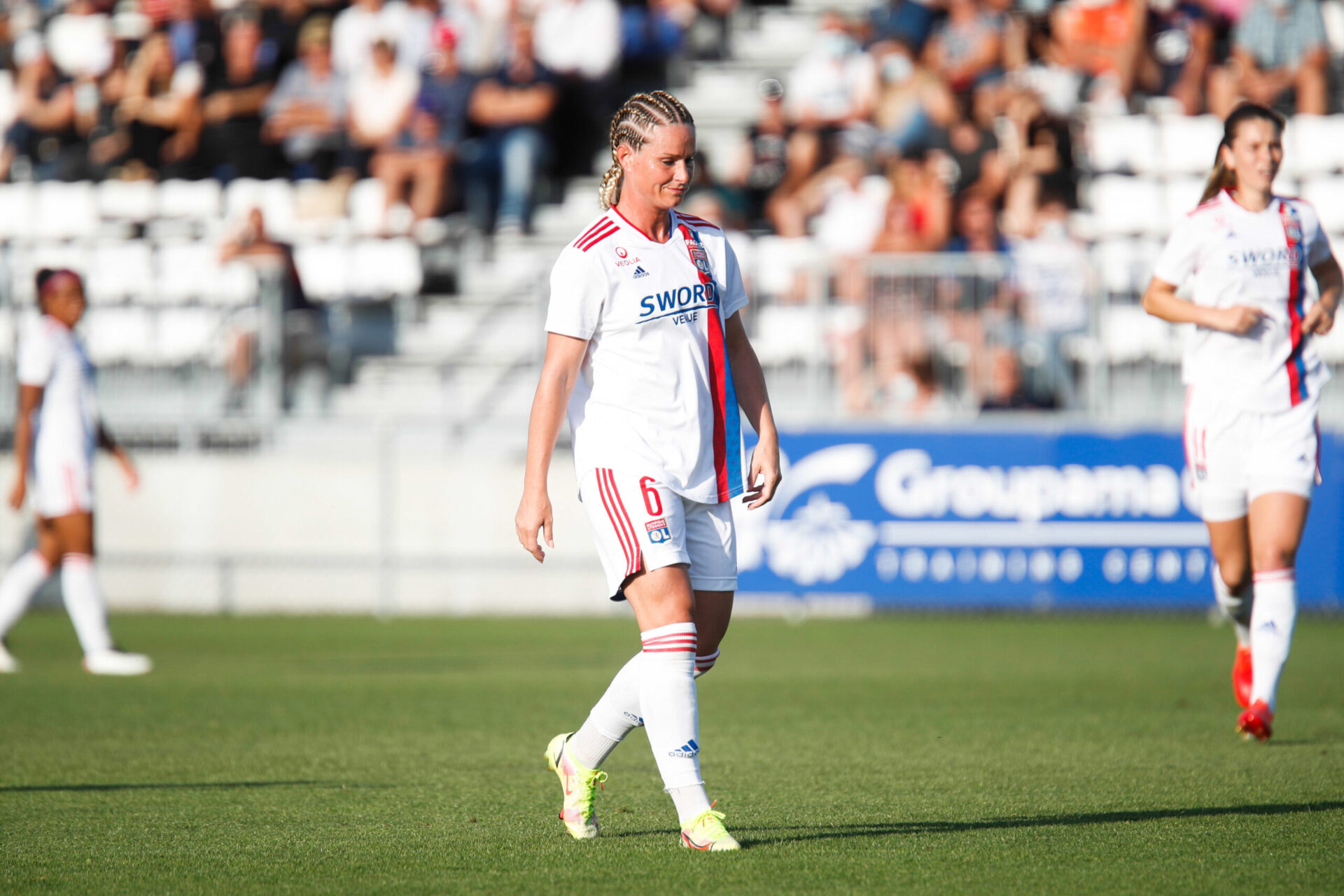 Amandine Henry, joueuse de l'Olympique Lyonnais, ne figure pas dans la liste de Corinne Diacre pour les rencontres contre la Grèce et la Slovénie. Icon Sport