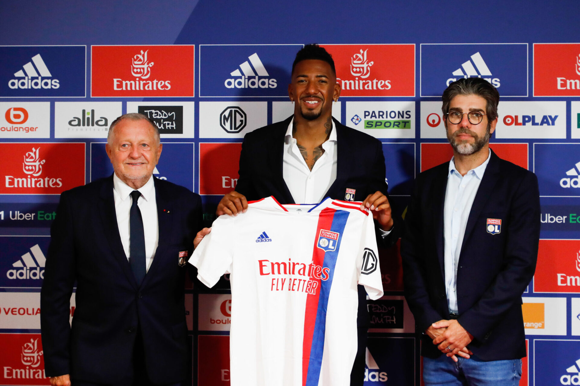 L'Olympique Lyonnais a pr&eacute;sent&eacute; J&eacute;r&ocirc;me Boateng ce mercredi 1er septembre (iconsport)