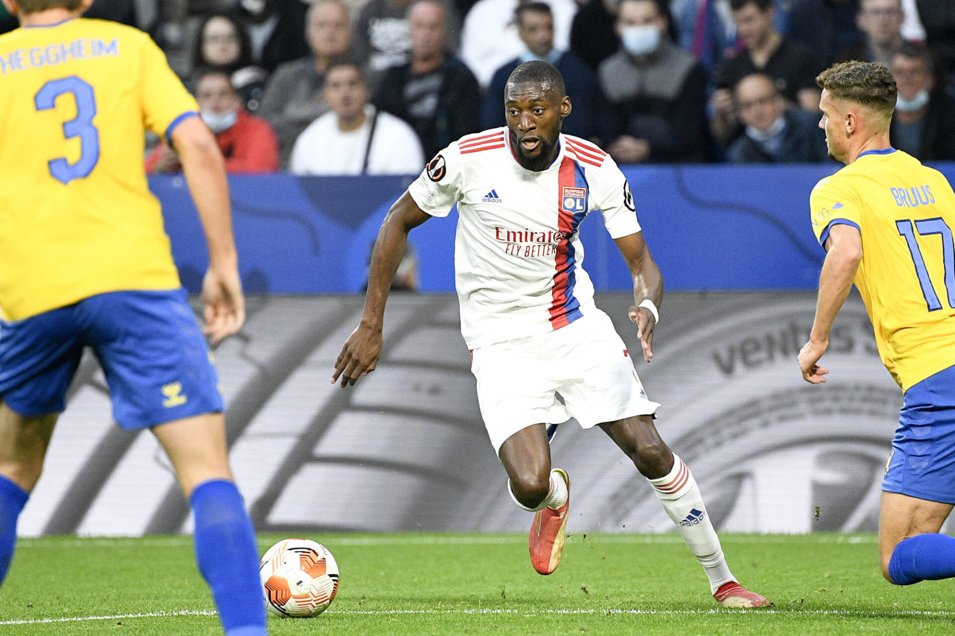 Karl Toko Ekambi a terminé la rencontre avec un doublé et une passe décisive contre Brondby. Icon Sport