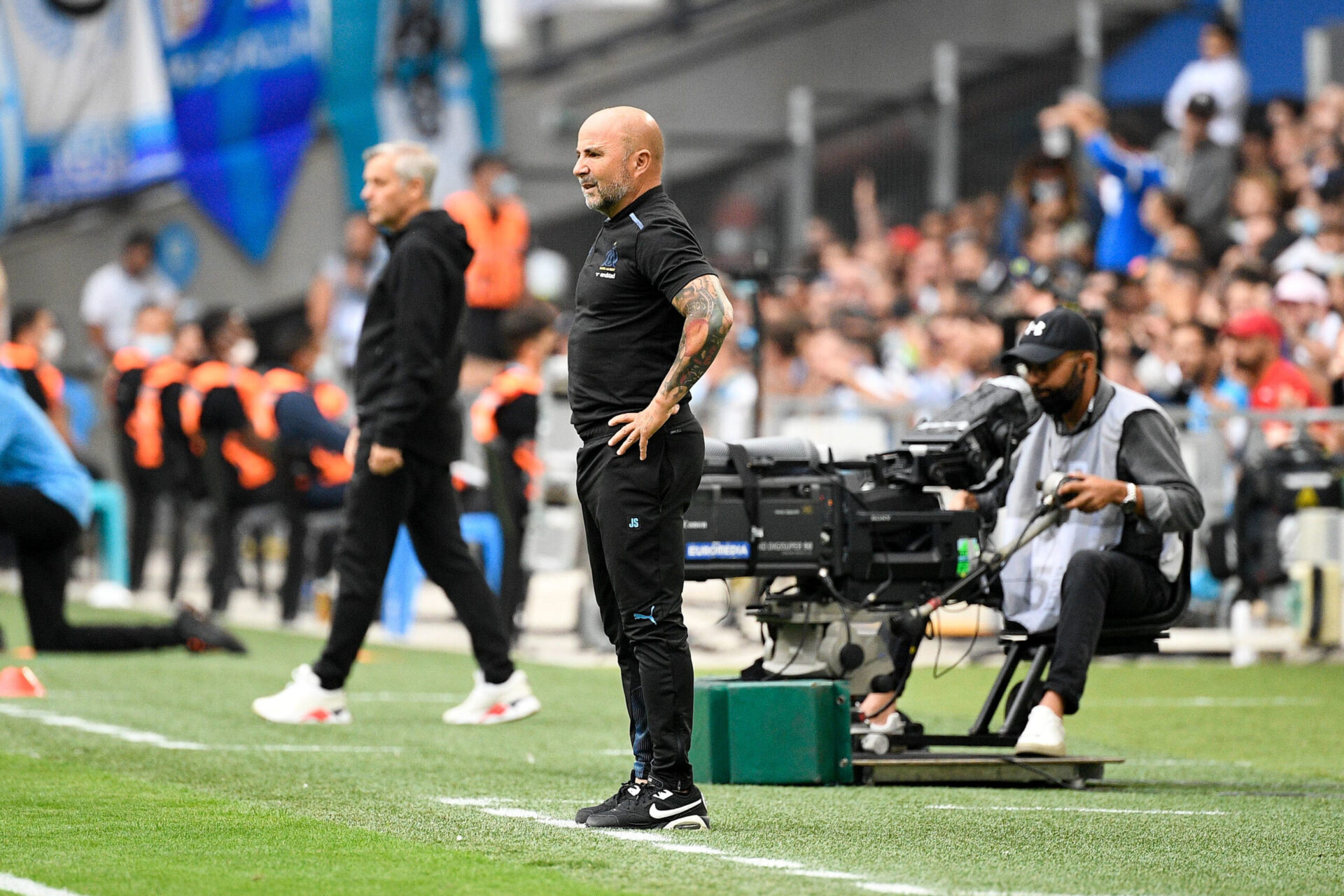 Jorge Sampaoli sur le banc marseillais (iconsport)