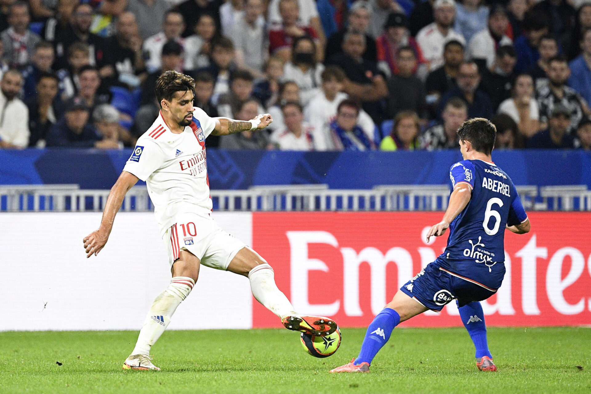 Lucas Paqueta aurait pu donner la victoire à l'OL en fin de match. Icon Sport