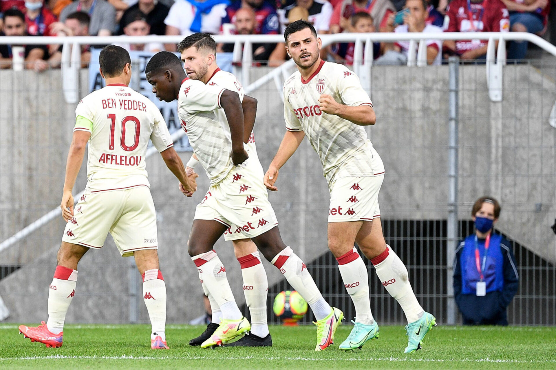 Kevin Volland célèbre son but contre le Clermont Foot, en tout début de seconde période. Icon Sport