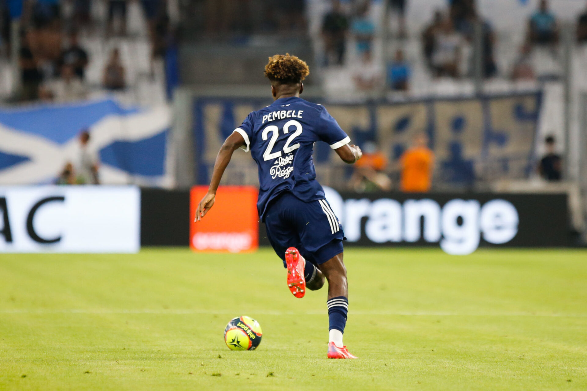 Le jeune Bordelais Timothée Pembélé avait eu tout le loisir de débouler sur le côté droit pour réduire le score contre Marseille. Icon Sport