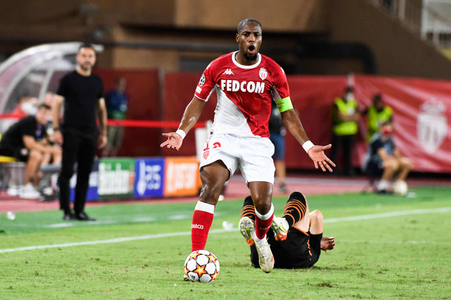 Djibril Sidibé s'est bien relancé à Monaco, où il s'est imposé comme l'un des meilleurs latéraux droits du championnat. Icon Sport