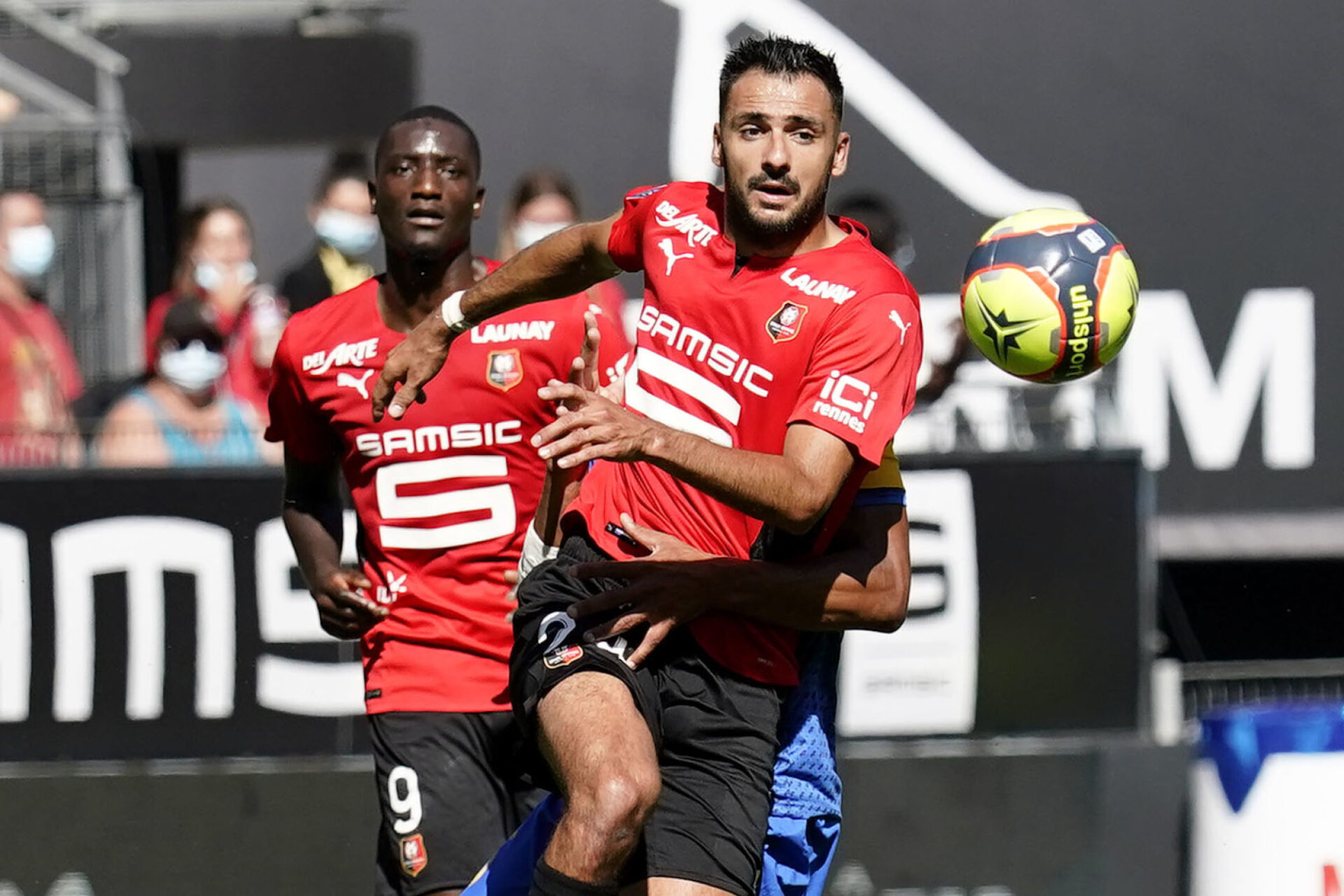 Gaëtan Laborde n'a pas pu empêcher Rennes de chuter à domicile contre Reims. Icon Sport