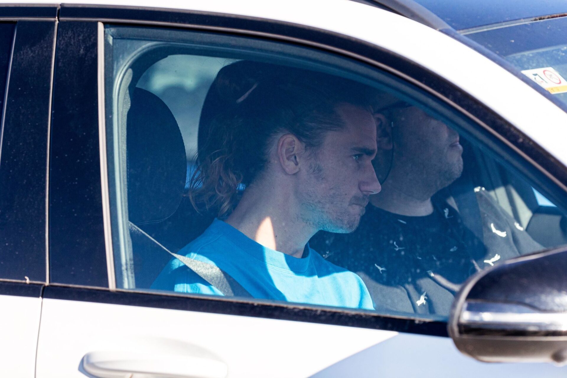 Antoine Griezmann de retour au centre d'entraînement de l'Atlético. Icon Sport