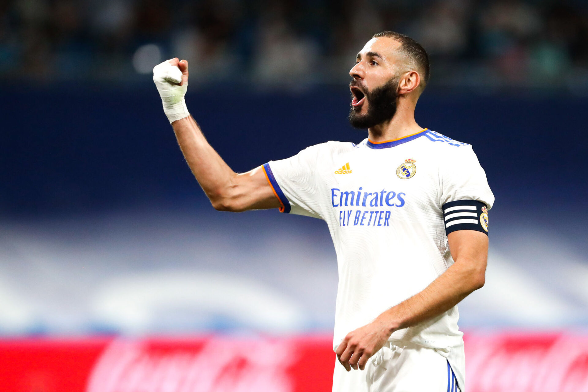Karim Benzema a égalisé à deux reprises contre le Celta de Vigo, et a fini la rencontre avec un triplé. Icon Sport
