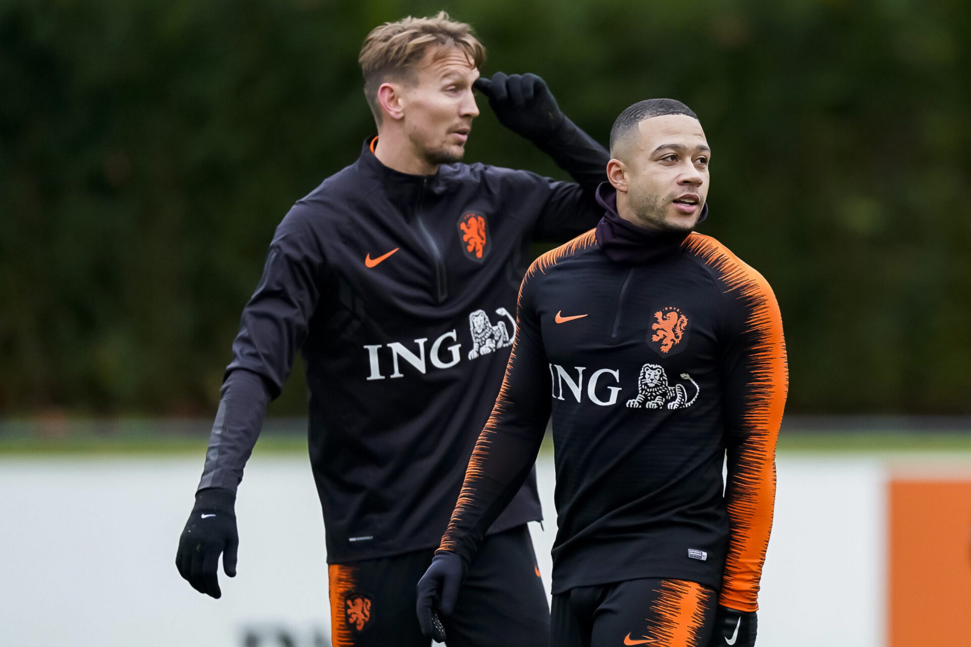 Luuk De Jong et Memphis Depay pourraient être alignés ensemble pour la première fois avec le Barça à l'occasion de l'entrée en lice des Catalans en Ligue des champions (iconsport)