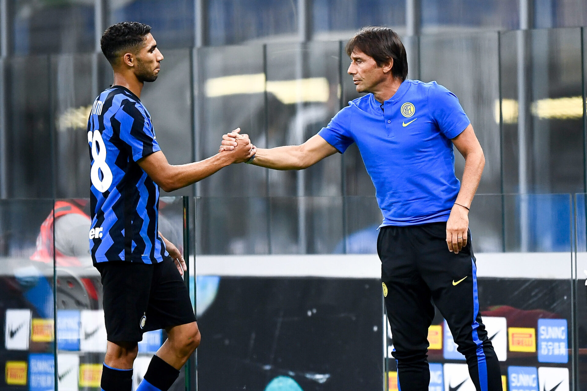 Antonio Conte a été l'entraîneur d'Achraf Hakimi à l'Inter Milan (iconsport)