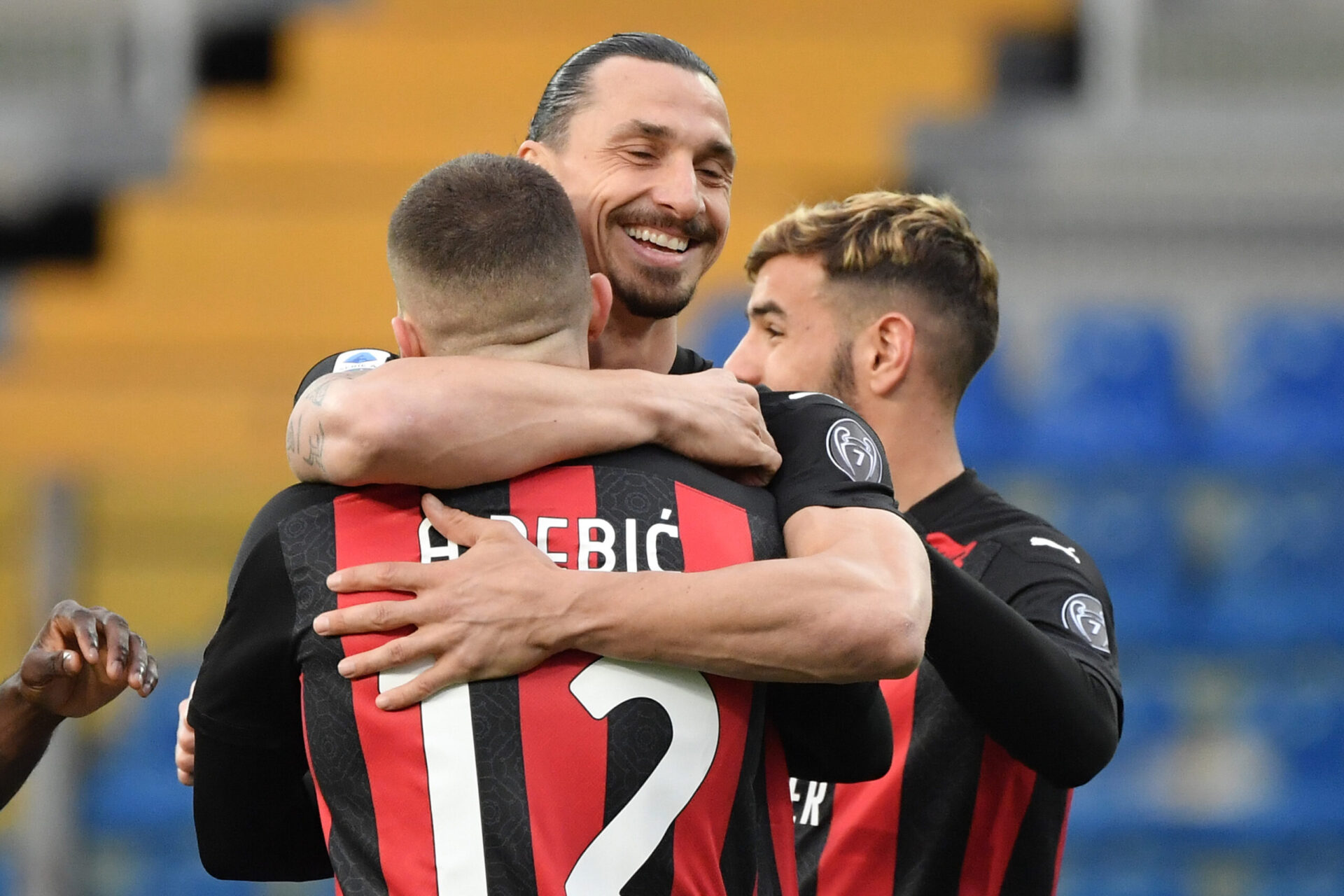Zlatan Ibrahimovic lors d'un match avec l'AC Milan (IconSport)