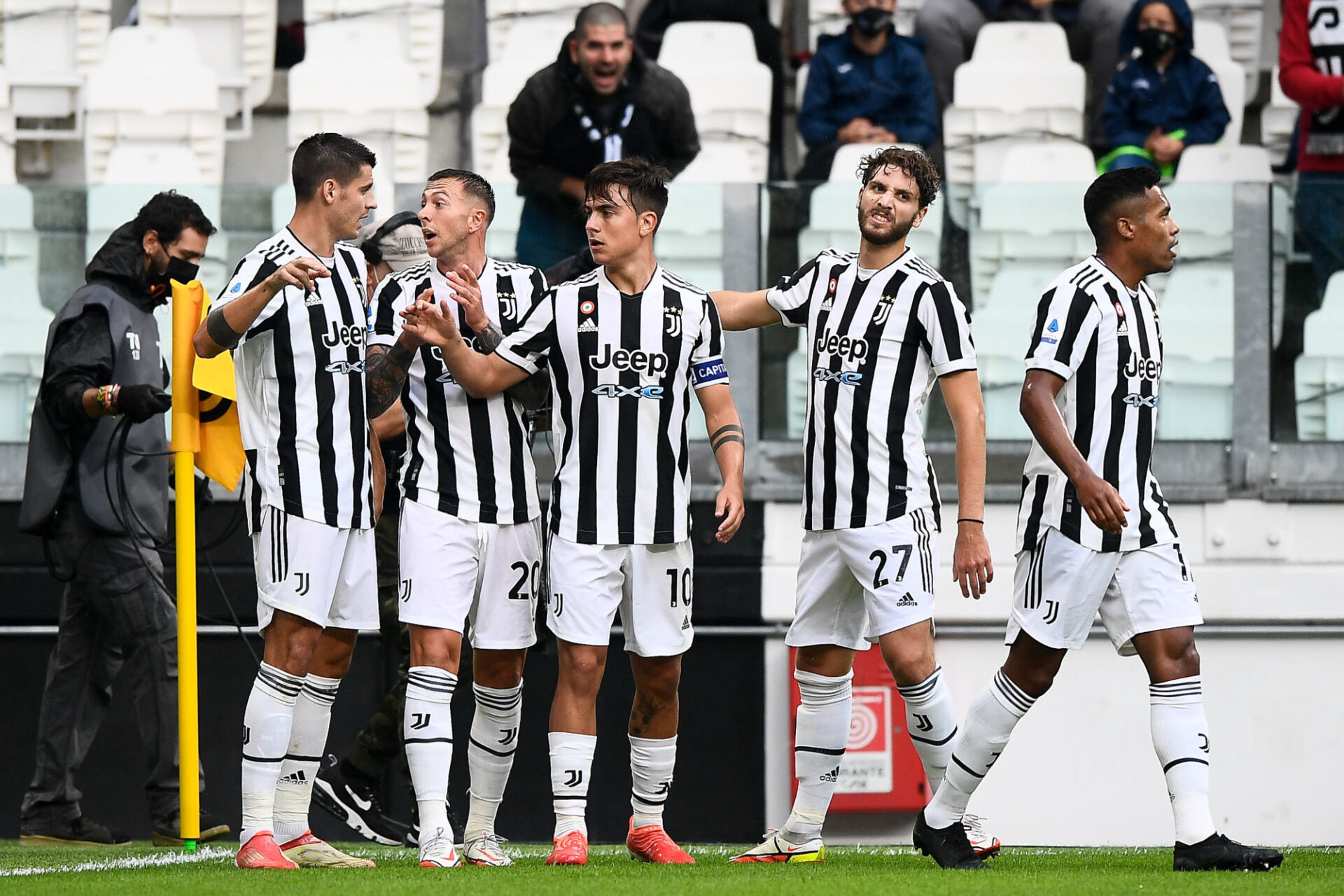La Juventus de Paulo Dybala (au centre) doit apprendre à vivre sans Cristiano Ronaldo. Icon Sport
