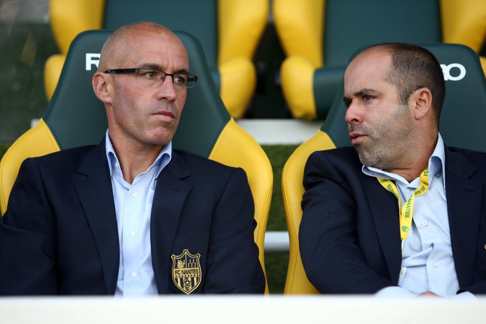 Stépahen Ziani (à gauche), ancien joueur de Nantes, est l'entraîneur de l'équipe réserve des Canaris @iconsport