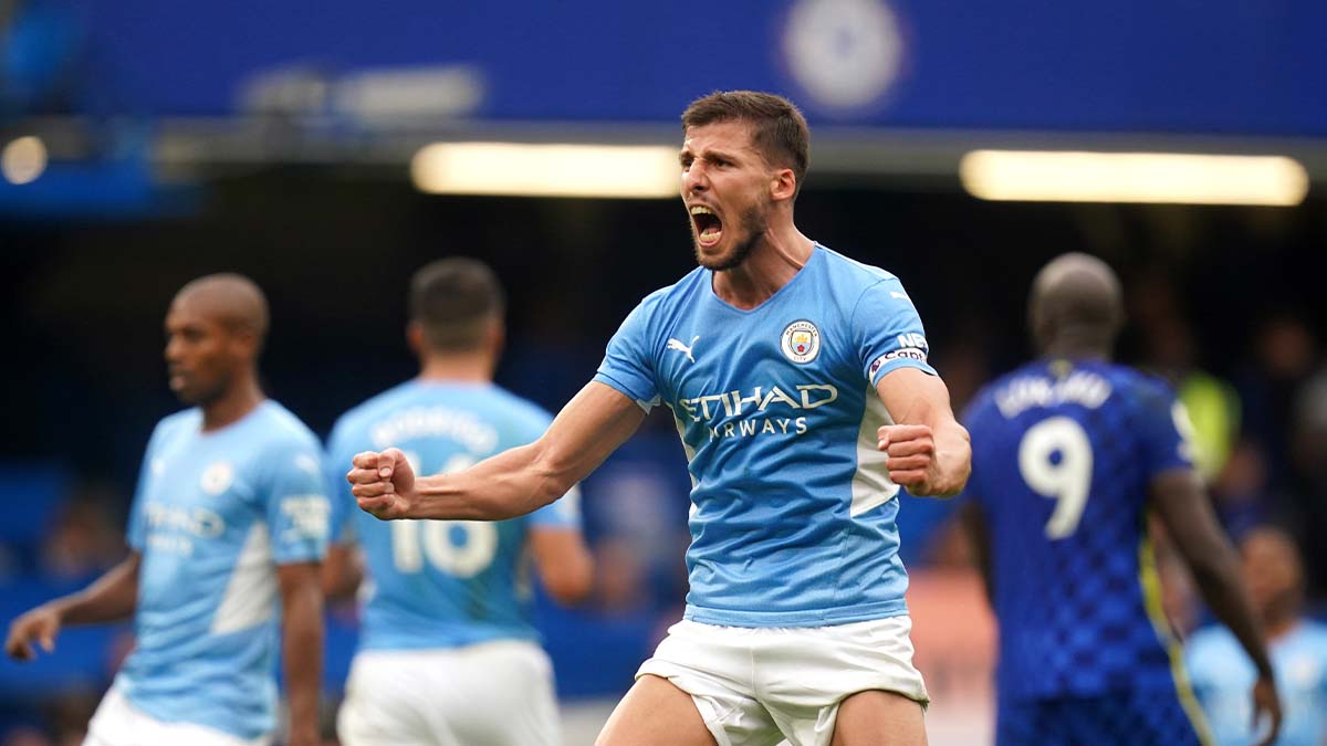 À Chelsea ce week-end, Manchester City et Ruben Dias ont réussi une performance de très haut niveau, ne concédant aucun tir cadré au champion d'Europe en titre (iconsport)