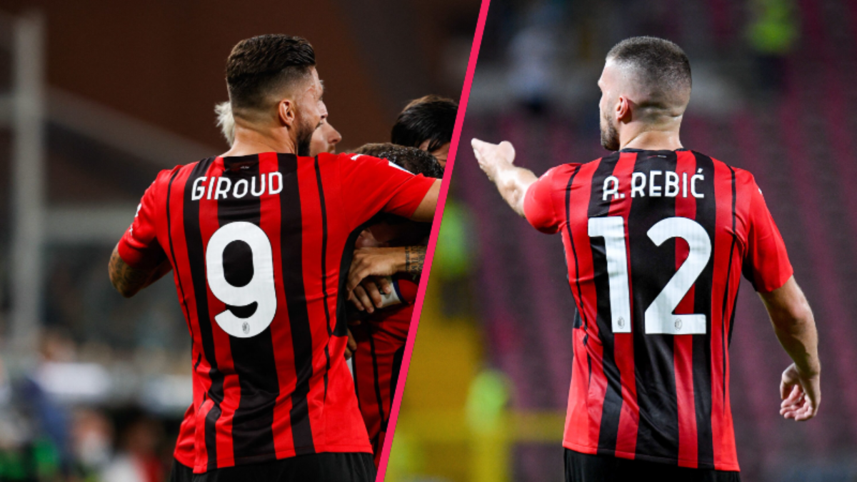Pioli doit encore décider s'il titularise Giroud ou Rebić à la place de Zlatan face aux Reds (iconsport)