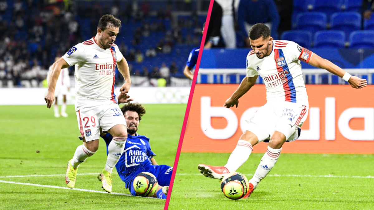 Xherdan Shaqiri a été installé dans le onze lyonnais par Peter Bosz, tandis qu'Houssem Aouar ne fait plus figure d'incontournable. Icon SPort